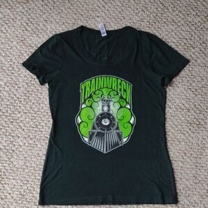 Green Trainwreck Graphic Tee